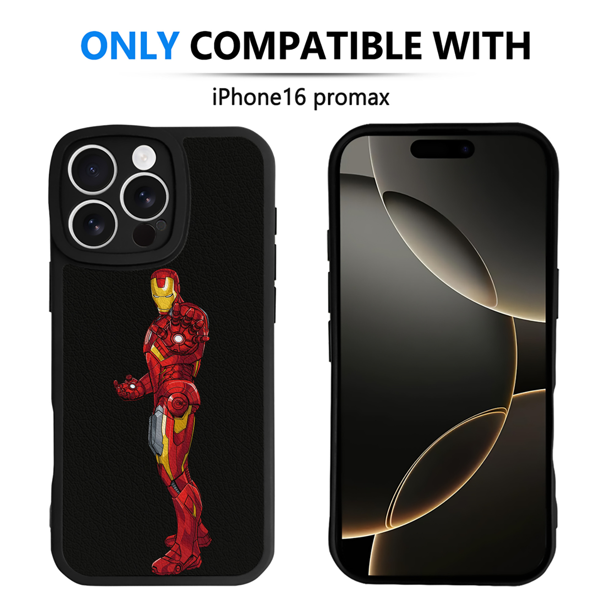 （画像用） アベンジャーズ The Avengers 【iPhone 16シリーズ対応】シリコンスマホケース（レザー調） 材質：シリコン